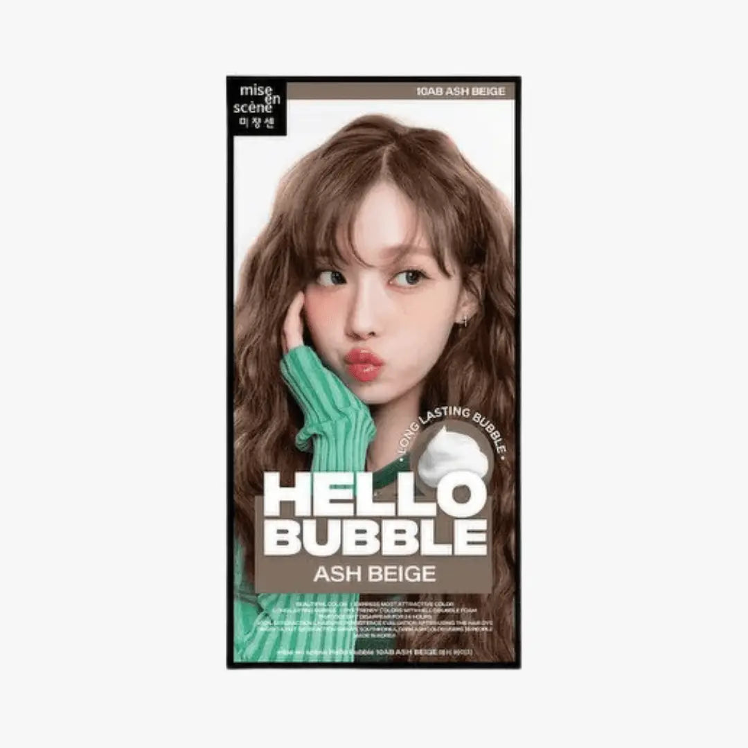MISE EN SCENE Hello Bubble 10AB Ash Beige 2025 (Winter - Aespa) 100g by Mise En Scene – Hair Color