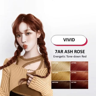 MISE EN SCENE Hello Bubble 7AR Ash Rose 2025 (Winter - Aespa) by Mise En Scene – Hair Color photo