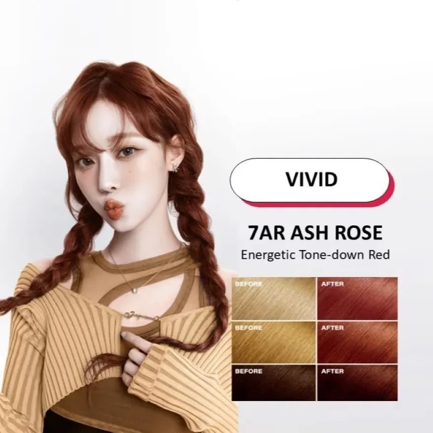 MISE EN SCENE Hello Bubble 7AR Ash Rose 2025 (Winter - Aespa) by Mise En Scene – Hair Color