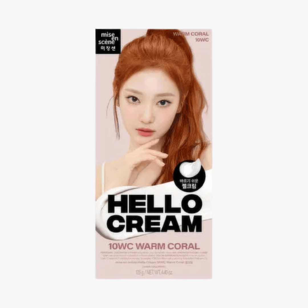 MISE EN SCENE Hello Cream 10WC Warm Coral 2025 (NingNing - Aespa) 125g by Mise En Scene – Hair Color