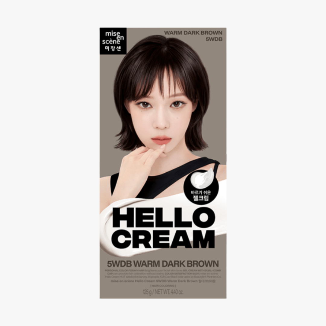 MISE EN SCENE Hello Cream 5WDB Warm Dark Brown 2025 100g by Mise En Scene – Hair Color