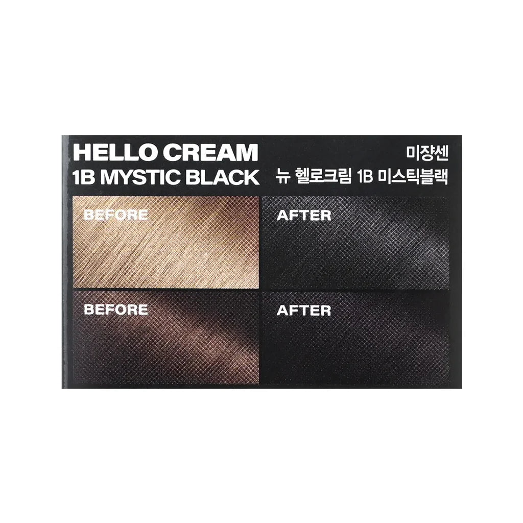 MISE EN SCENE Hello Cream Double Cover 1MB Mystic Black 120g by Mise En Scene – Hair Color