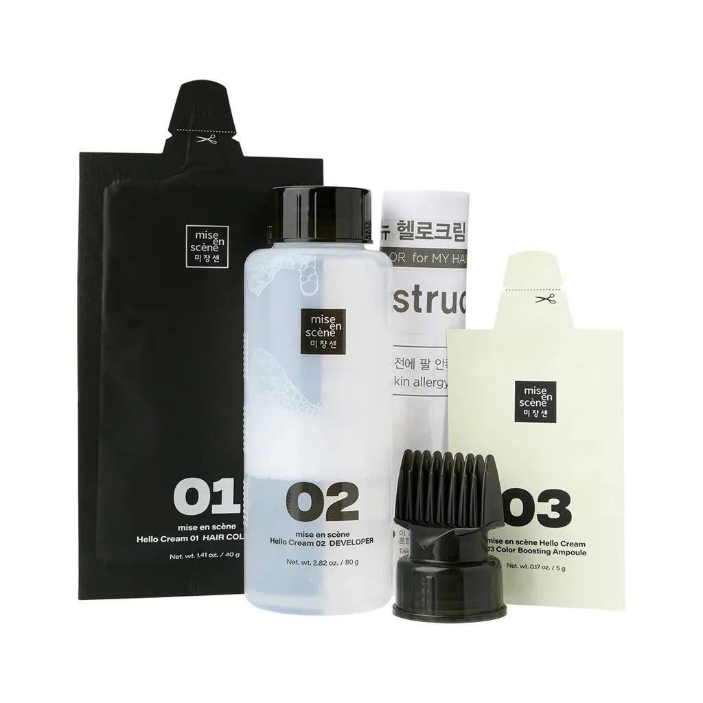 MISE EN SCENE Hello Cream Double Cover 1MB Mystic Black 120g by Mise En Scene – Hair Color