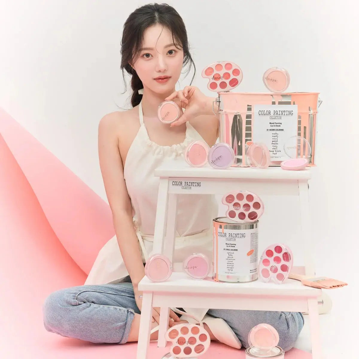 Dasique Mood Painting Lip & Cheek Palette 6g by Dasique – Lip & Cheek Balm