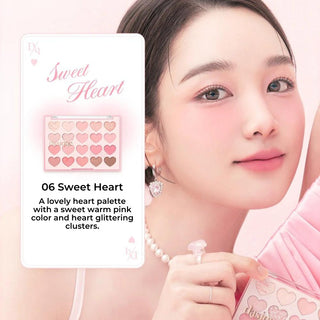 Mood Shadow Palette Sweet Heart Collection (2 Types) - Dasique | Kiokii and...