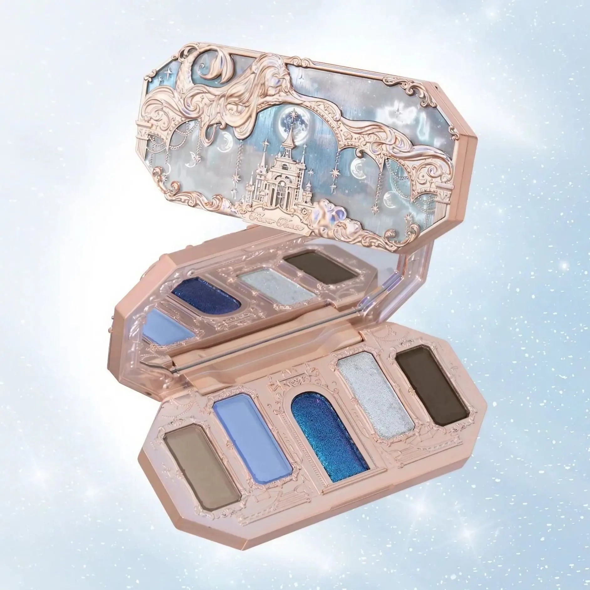 Flower Knows Moonlight Mermaid Five - Color Jewelry Eyeshadow Palette 05 by Flower Knows – Eye Shadow