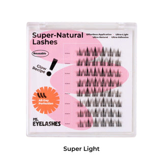 Ms.Lashes Super Natural Cluster Lashes 9-12cm (2 Variations) - Kiokii and | Kiokii and...