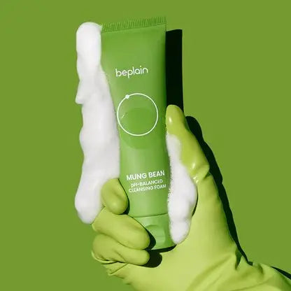 Beplain Mung Bean PH Balanced Cleansing Foam 80ml by Beplain – Facial Cleanser