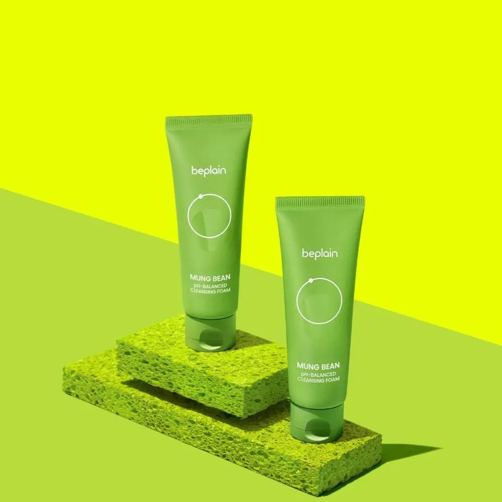 Beplain Mung Bean PH Balanced Cleansing Foam 80ml by Beplain – Facial Cleanser