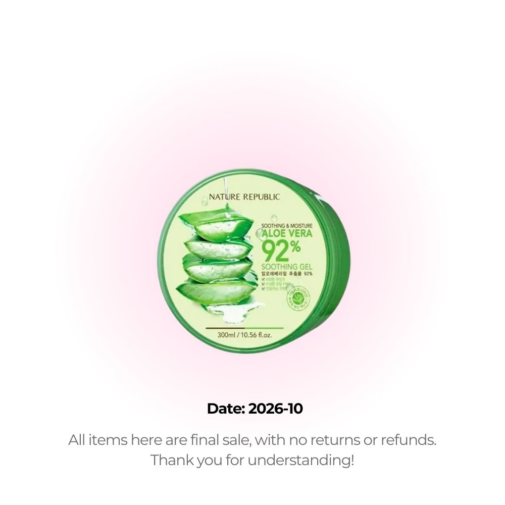 Nature Republic Aloe 92% Soothing Gel 300ml (Clearance) by Nature Republic – Gel Moisturizer