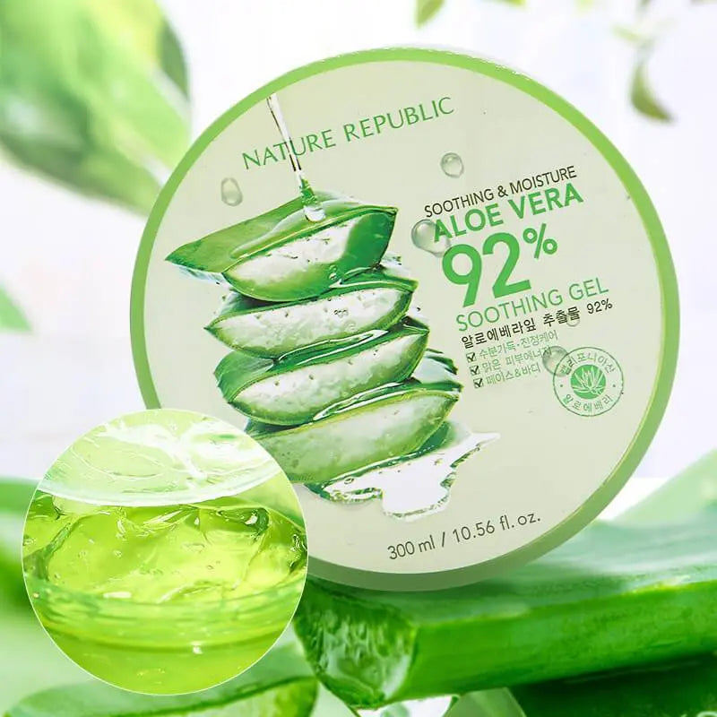 Nature Republic Aloe 92% Soothing Gel 300ml by Nature Republic – Gel Moisturizer