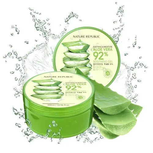 Nature Republic Aloe 92% Soothing Gel 300ml by Nature Republic – Gel Moisturizer