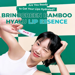 [NETFLIX] BRING GREEN Bamboo Hyalu Lip Essence Double Set (11g x 2) - Bring Green | Kiokii and...