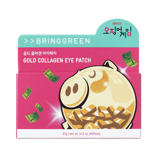 [NETFLIX] BRING GREEN Gold Collagen Eye Patch (60pcs) - Bring Green | Kiokii and...