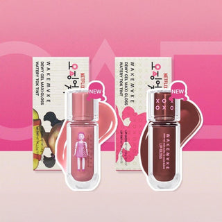 [NETFLIX] WAKEMAKE Dewy Gel Maxi Gloss Squid Game Set 2 Shades + (Free Lip Tint) - Wakemake | Kiokii and...