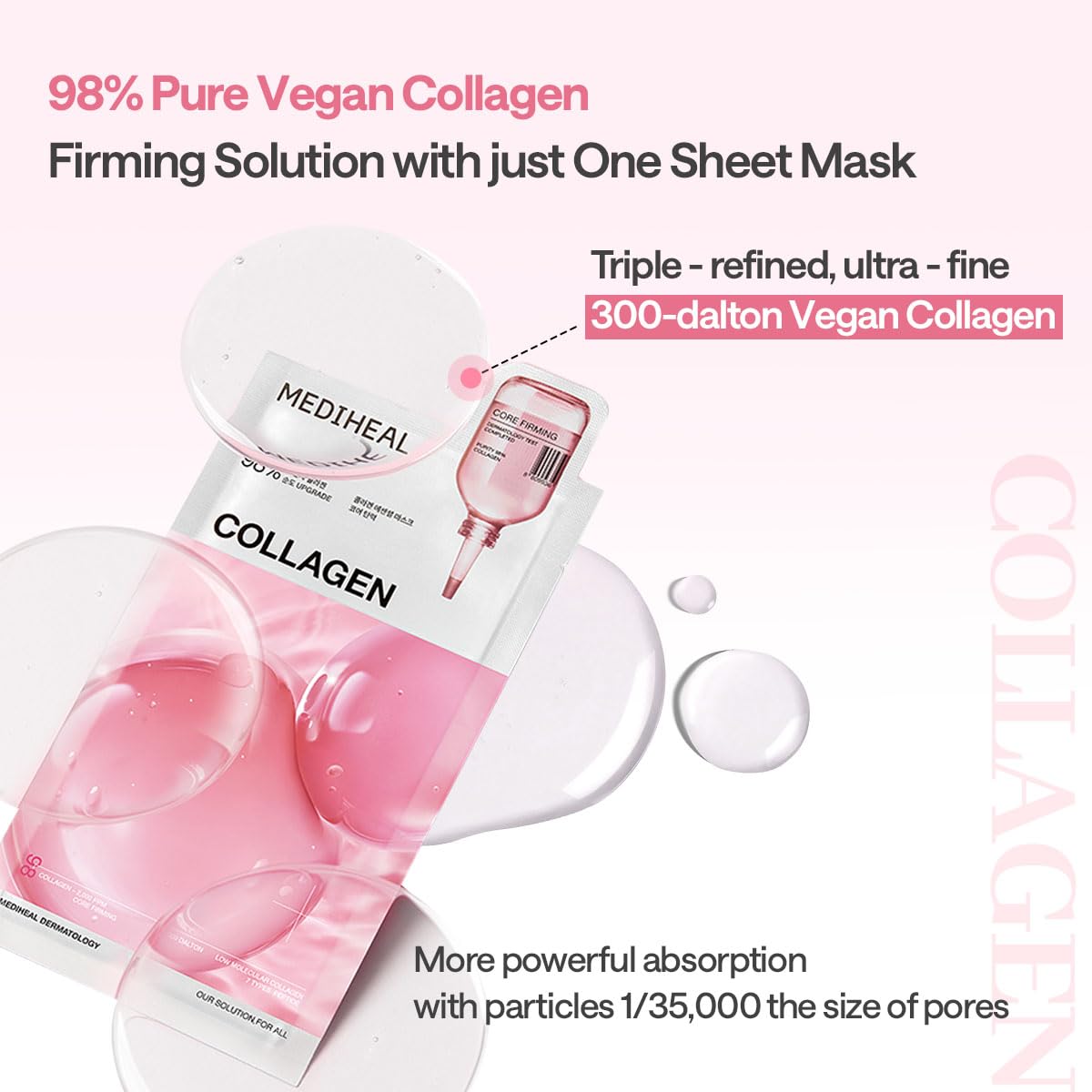MEDIHEAL Collagen Essential Mask Core Firming (10pcs) by Mediheal – Sheet Mask