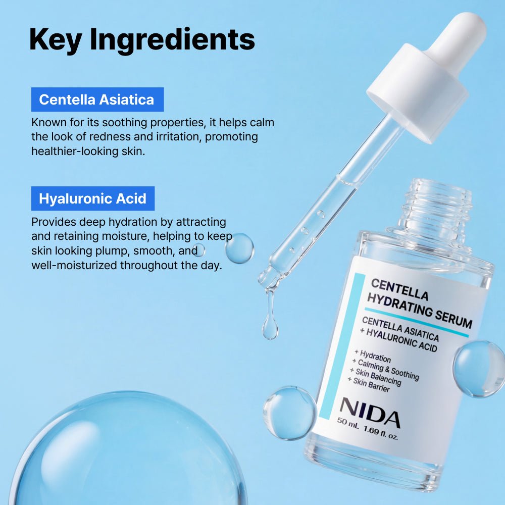 NIDA Centella Hydrating Serum 50ml by NIDA – Serum & Ampoule