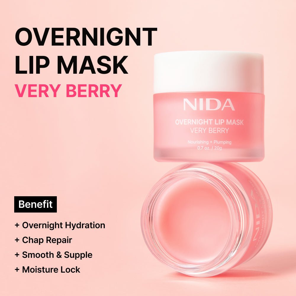 NIDA Overnight Lip Mask Very Berry 20g by NIDA – Lip Treatment