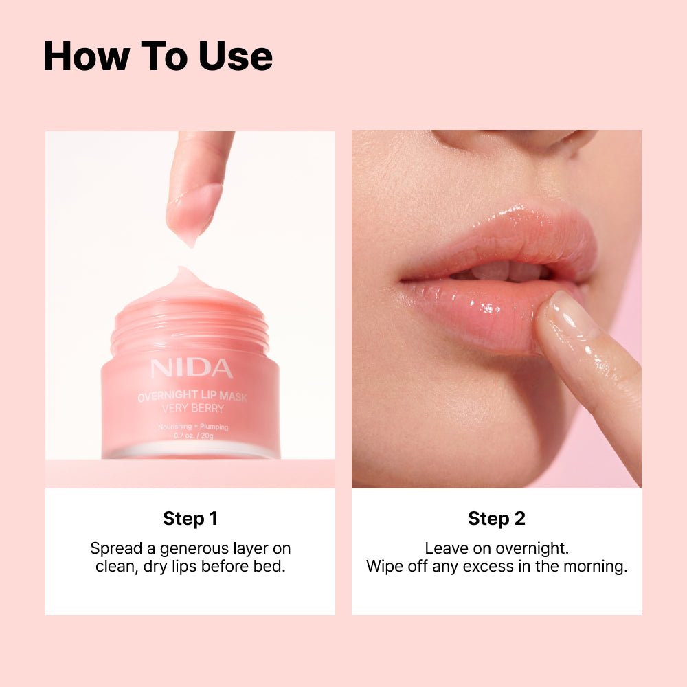 NIDA Overnight Lip Mask Very Berry 20g by NIDA – Lip Treatment