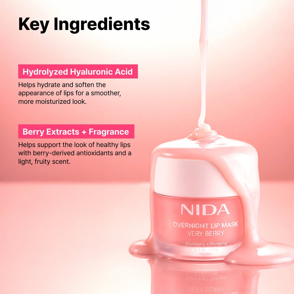 NIDA Overnight Lip Mask Very Berry 20g by NIDA – Lip Treatment
