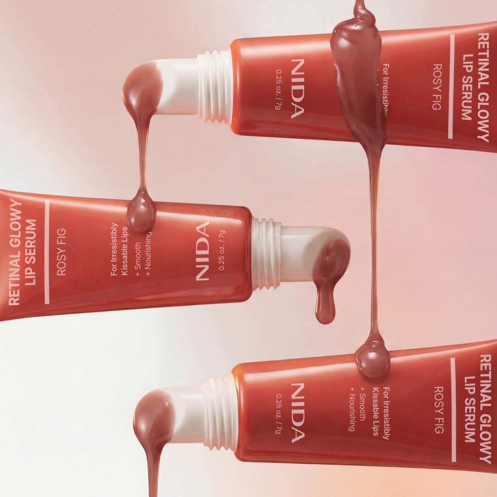 NIDA Retinol Glowy Lip Serum Rosy Fig 7g by NIDA – Lip Tint & Stain