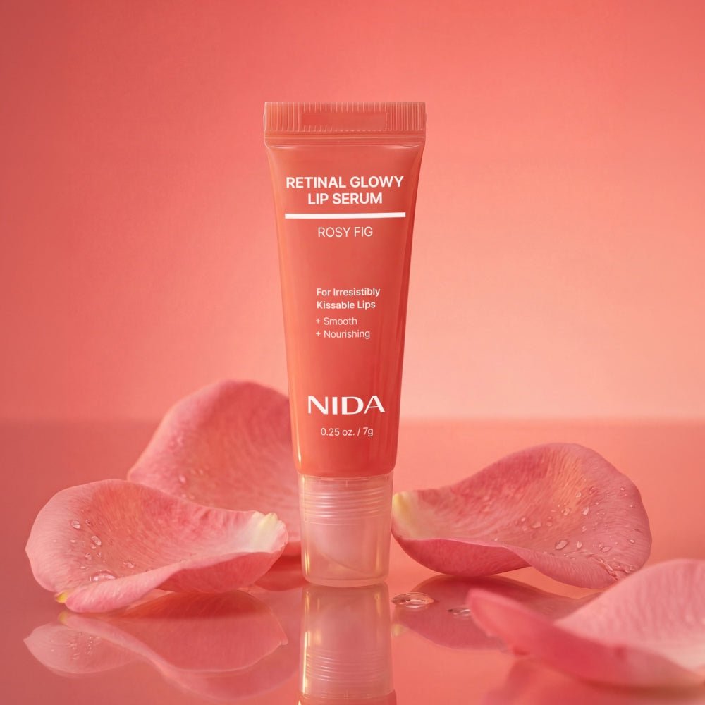 NIDA Retinol Glowy Lip Serum Rosy Fig 7g by NIDA – Lip Tint & Stain