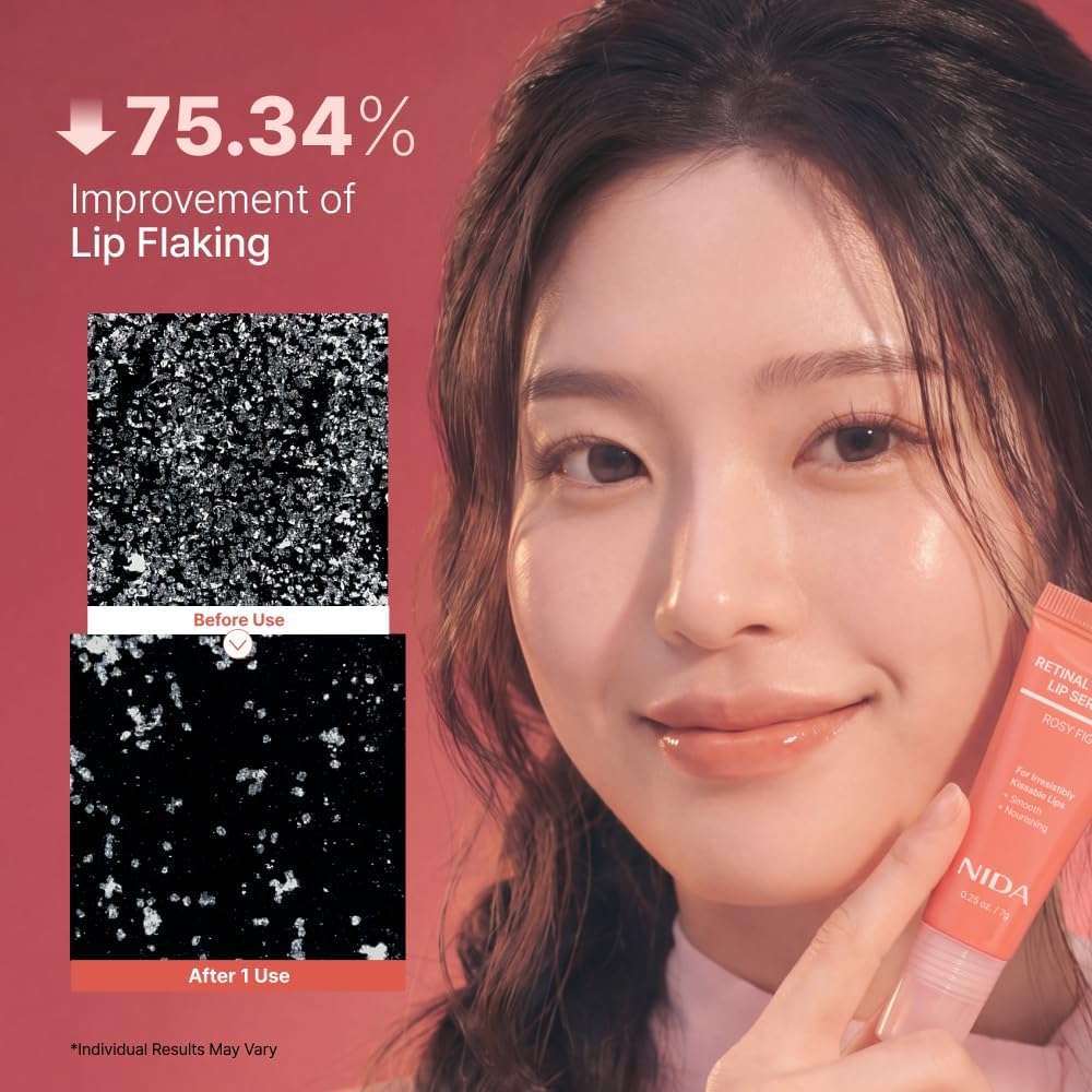 NIDA Retinol Glowy Lip Serum Rosy Fig 7g by NIDA – Lip Tint & Stain