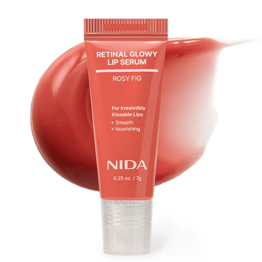 NIDA Retinol Glowy Lip Serum Rosy Fig 7g by NIDA – Lip Tint & Stain