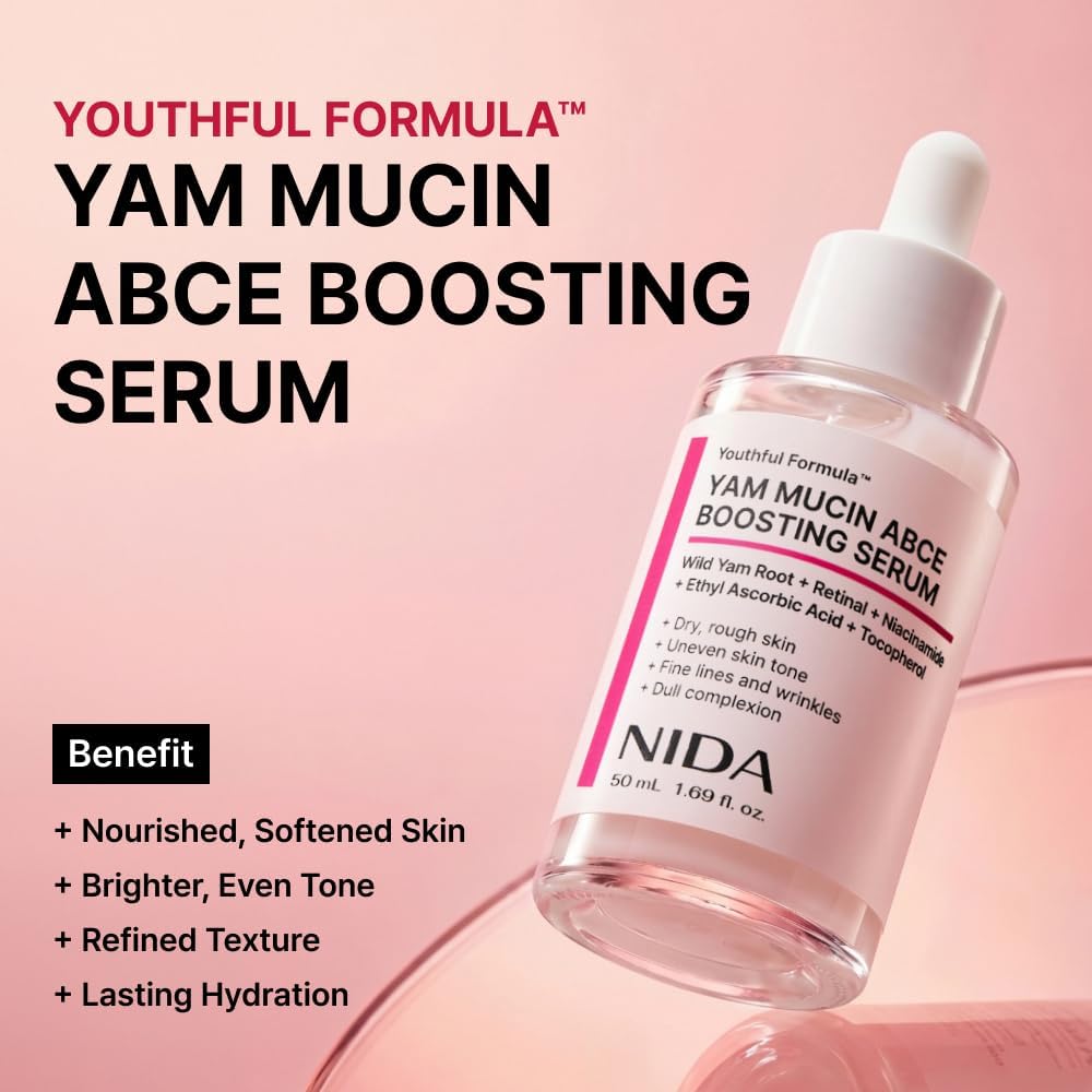 NIDA Youthful Formula Yam Mucin ABCE Boosting Serum 55ml by NIDA – Serum & Ampoule