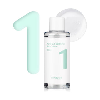 No.1 Pure - Full Calming Herb Toner 100ml - numbuzin | Kiokii and...