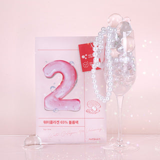 No.2 Water Collagen 65% Voluming Sheet Mask 4pcs - numbuzin | Kiokii and...