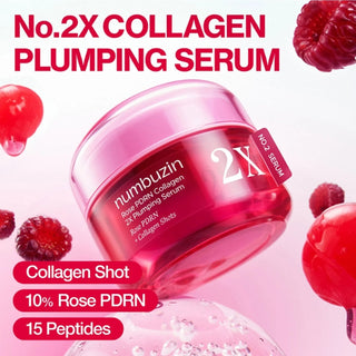 Numbuzin No.2 Rose PDRN Collagen 2X Plumping Serum 30ml by numbuzin – Serum & Ampoule photo