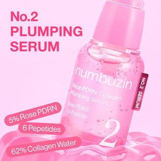 Numbuzin No.2 Rose PDRN Collagen Plumping Serum 30ml by numbuzin – Serum & Ampoule photo