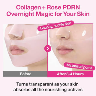 Numbuzin No.2 Rose PDRN Overnight Collagen Mask 4pc by numbuzin – Sheet Mask photo