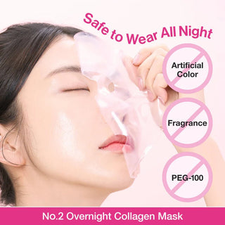 Numbuzin No.2 Rose PDRN Overnight Collagen Mask 4pc by numbuzin – Sheet Mask photo
