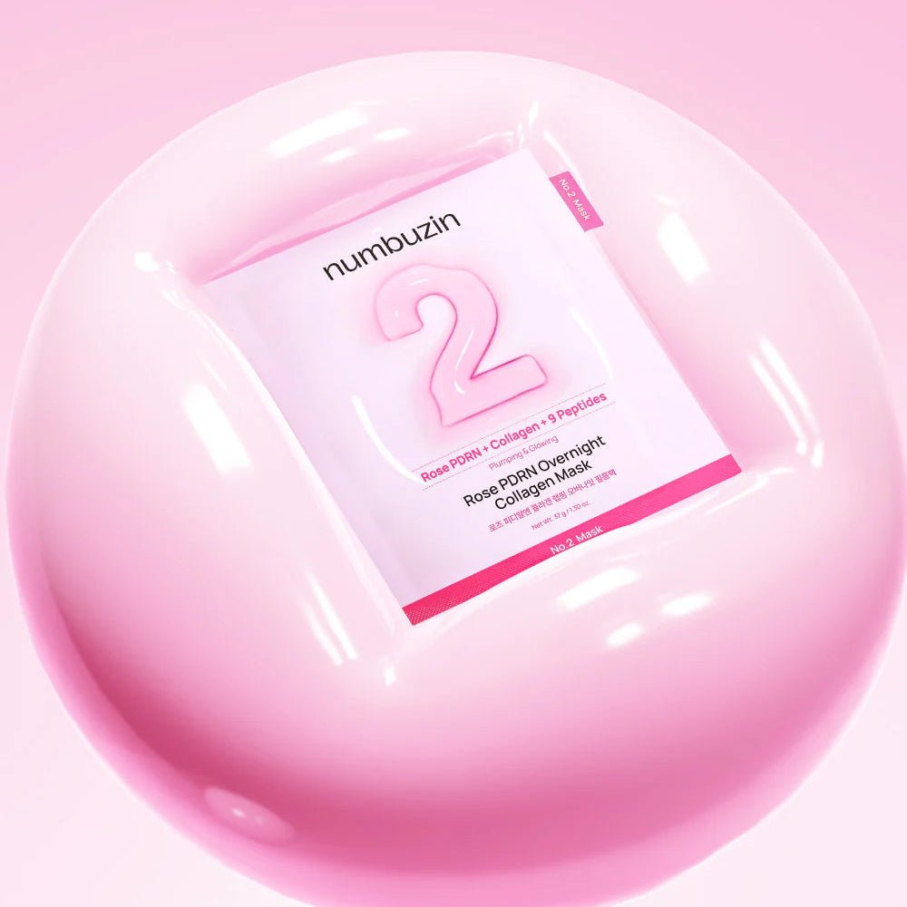 Numbuzin No.2 Rose PDRN Overnight Collagen Mask 4pc by numbuzin – Sheet Mask