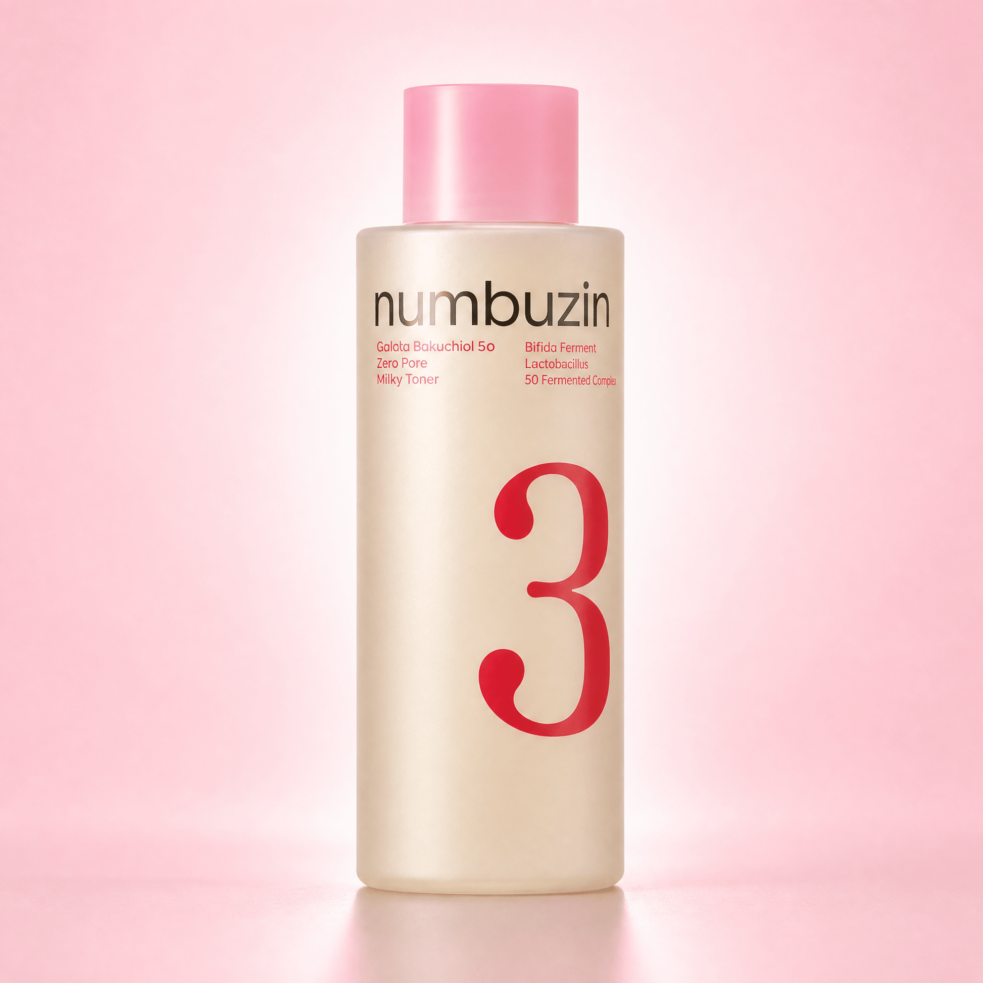 numbuzin No.3 Bifida Bakuchiol 50 Zero Pore Milky Toner 200ml by numbuzin – Toner & Essence
