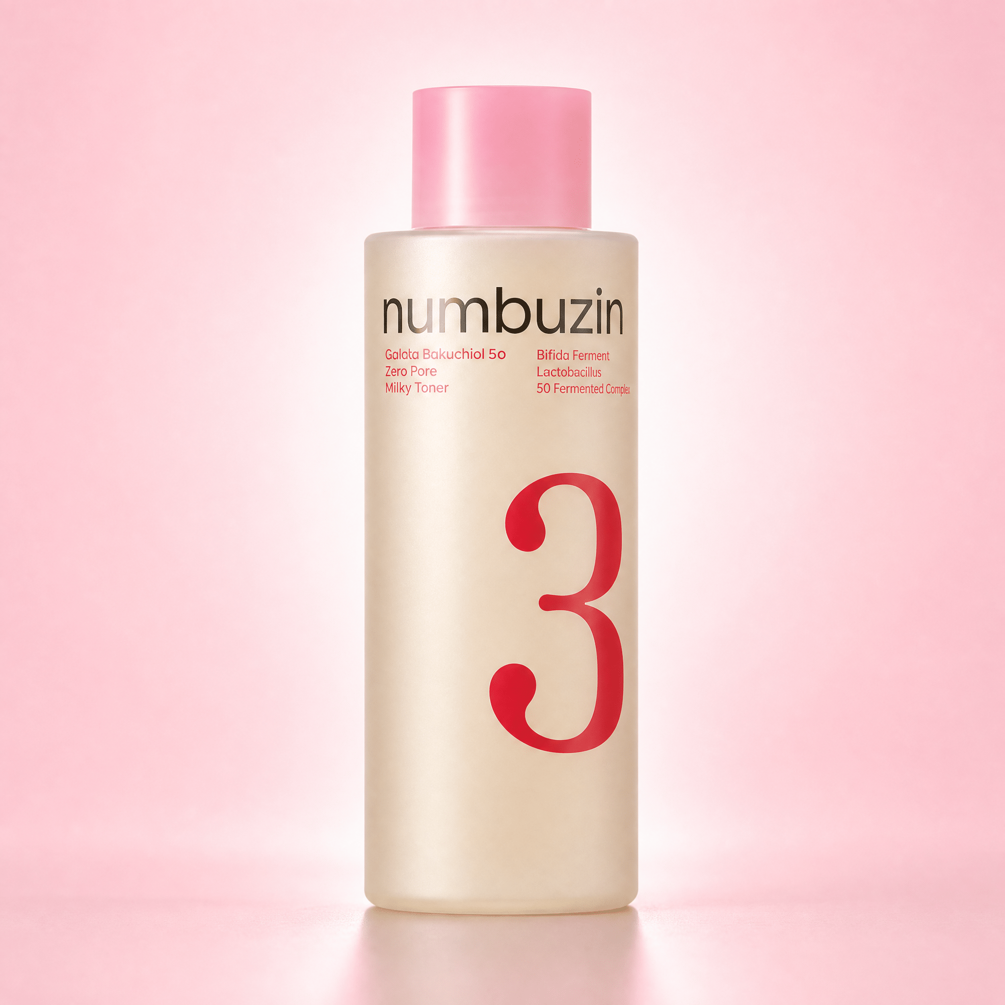 numbuzin No.3 Bifida Bakuchiol 50 Zero Pore Milky Toner 200ml by numbuzin – Toner & Essence