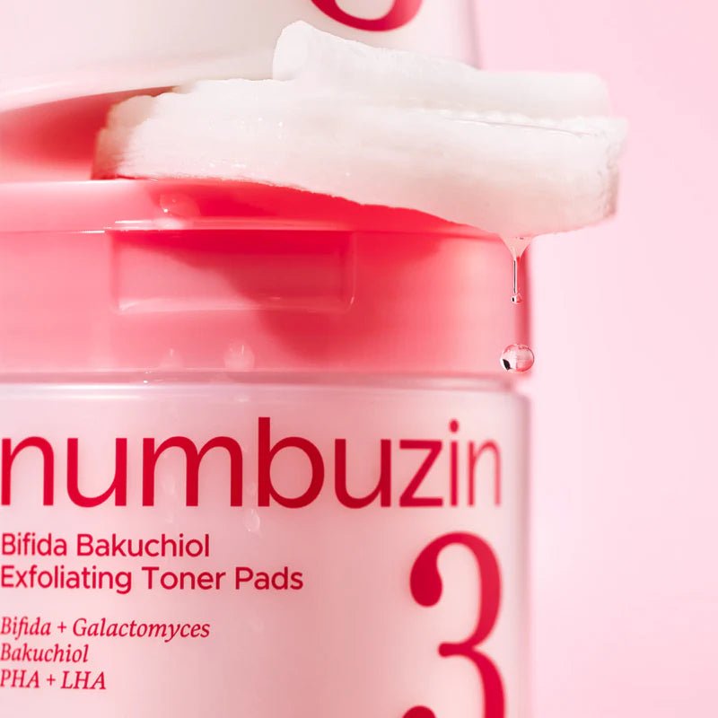 numbuzin No.3 Bifida Bakuchiol Exfoliating Toner Pads 70 Pads by numbuzin – Toner Pads