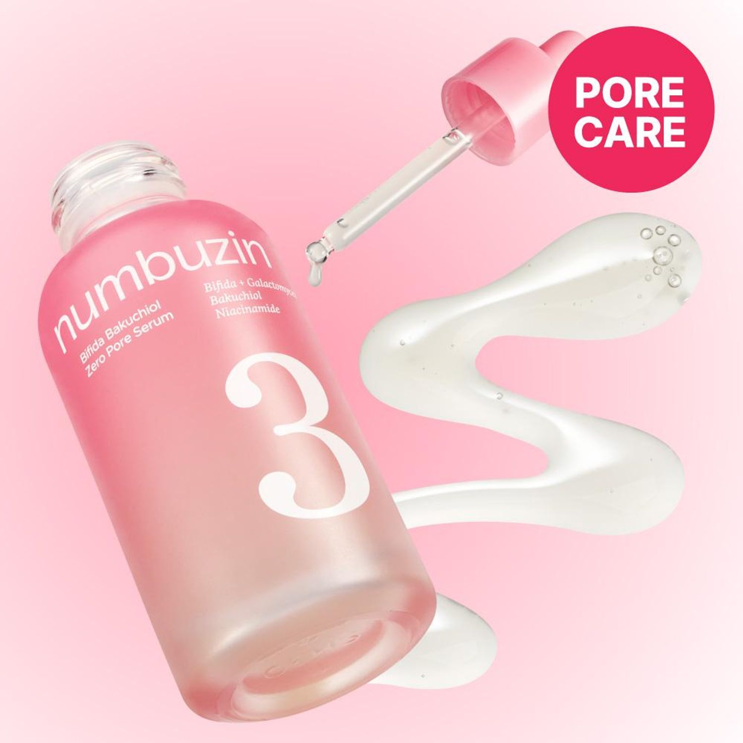 numbuzin No.3 Bifida Bakuchiol Zero Pore Serum 30ml by numbuzin – Serum & Ampoule