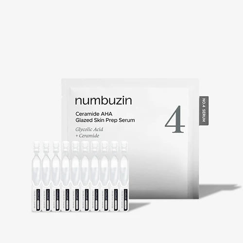 numbuzin No.4 Ceramide Aha Glazed Skin Prep Serum 1.3ml*10ea by numbuzin – Serum & Ampoule