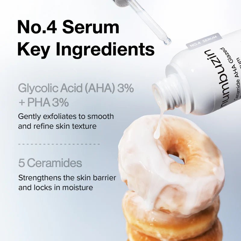 Numbuzin No.4 Ceramide AHA Glazed Skin Prep Serum 30ml by numbuzin – Serum & Ampoule