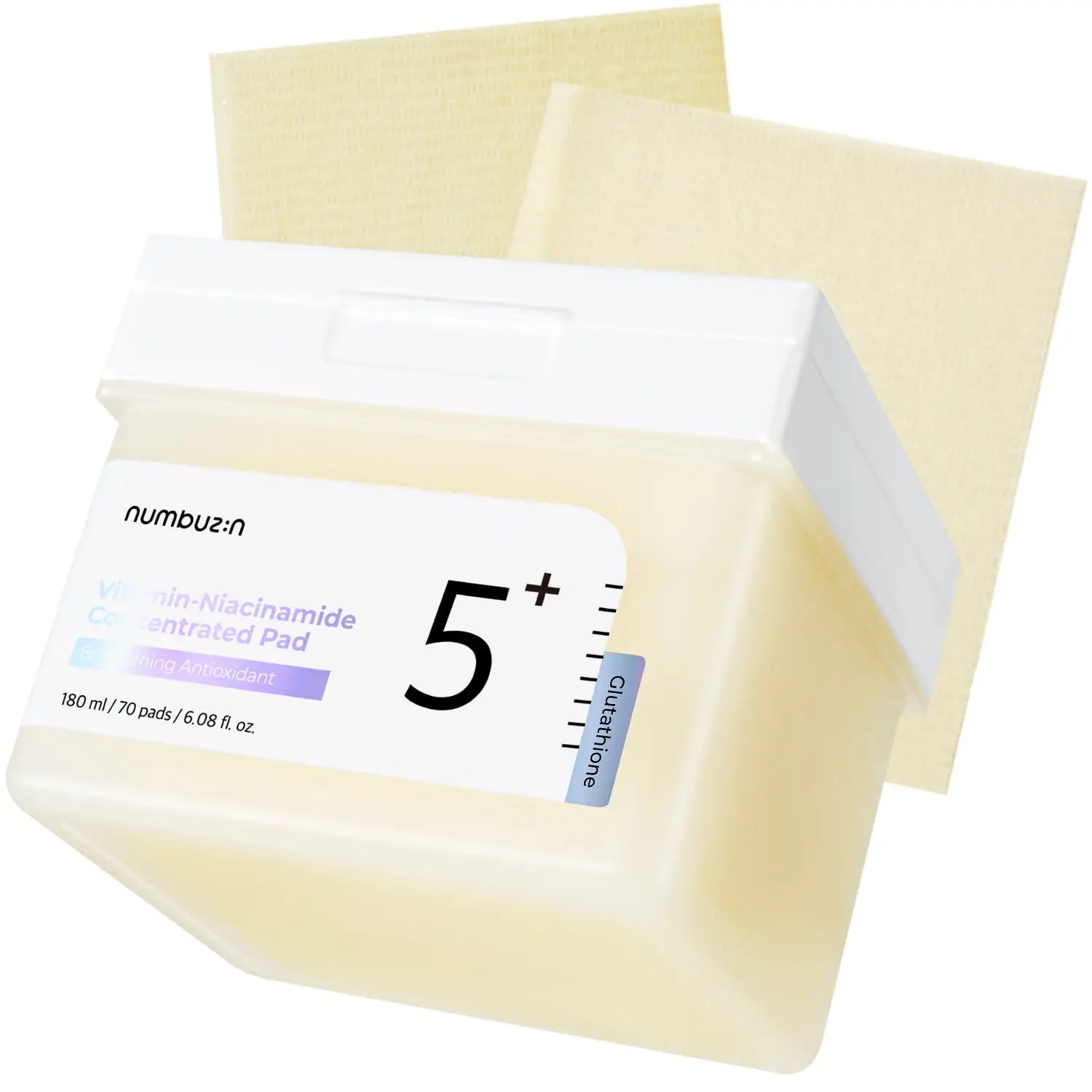 Numbuzin No.5 Vitamin - Niacinamide Concentrated Pad 70pcs by numbuzin – Toner Pads