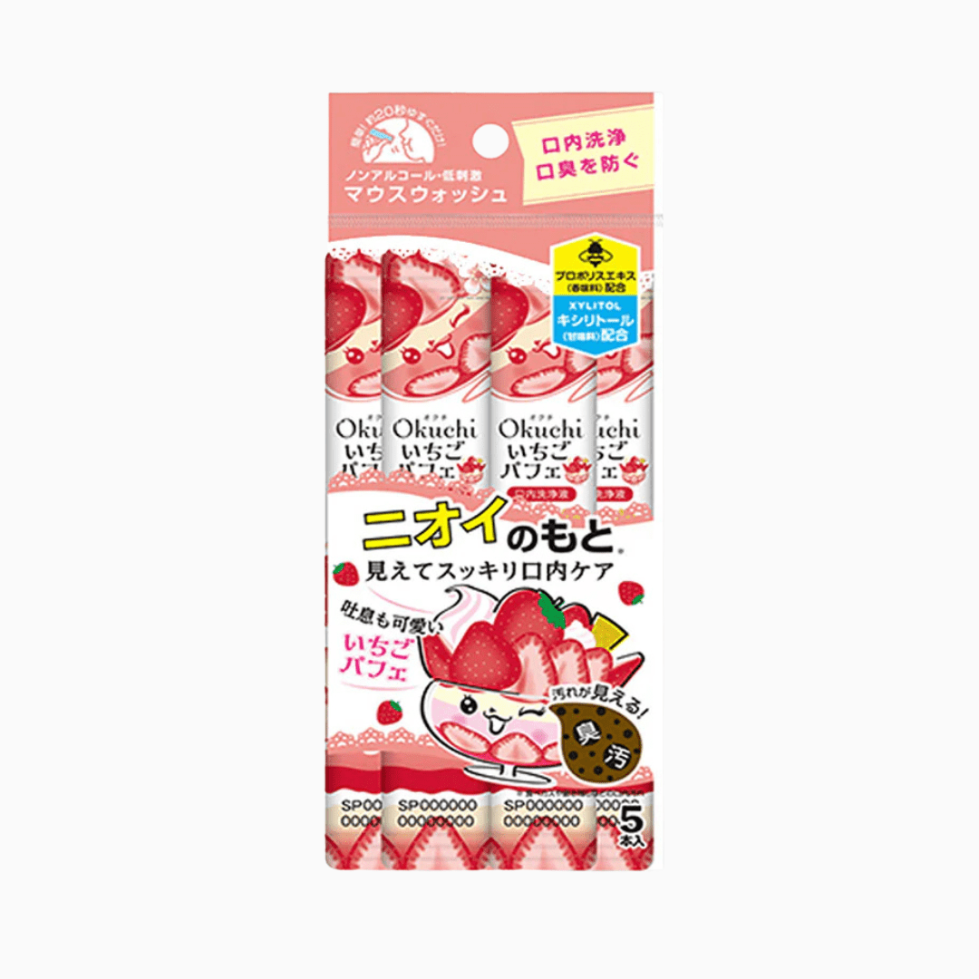 OKUCHI Strawberry Mouthwash 5pcs by Okuchi – Oral Care