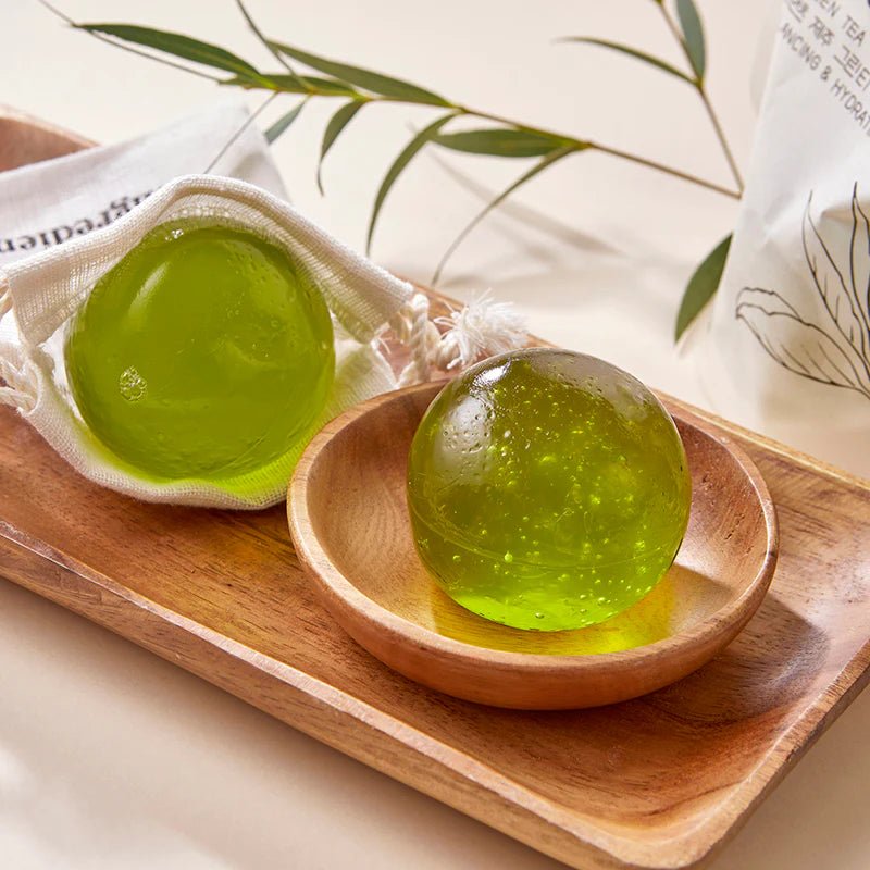 Ongredients Jeju Green Tea Cleansing Ball 1pc by ongredients – Facial Cleanser