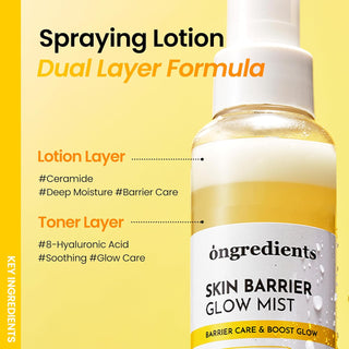 Ongredients Skin Barrier Glow Mist 100ml by ongredients – Facial Spray photo