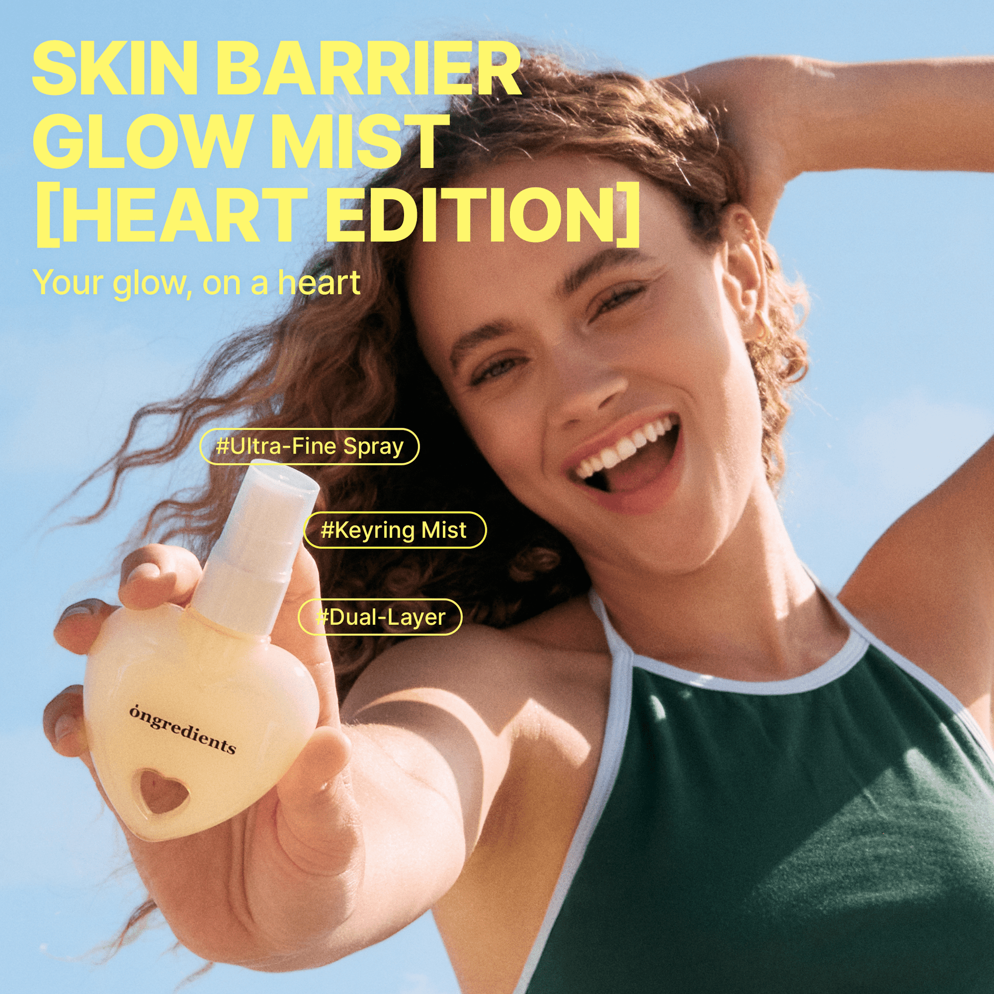 Ongredients Skin Barrier Glow Mist Heart Edition 50ml by ongredients – Facial Spray