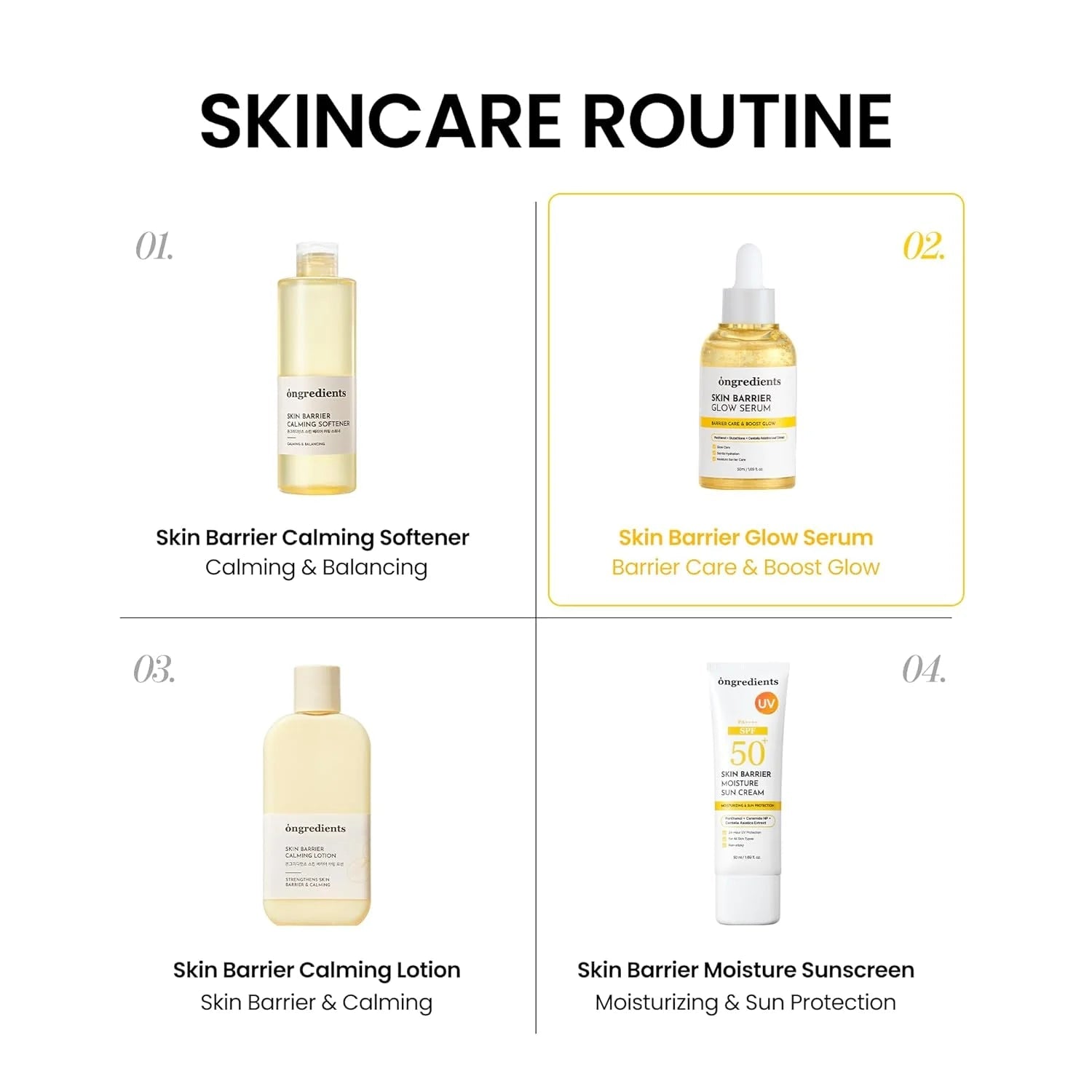 ongredients Skin Barrier Glow Serum 50ml by ongredients – Serum & Ampoule