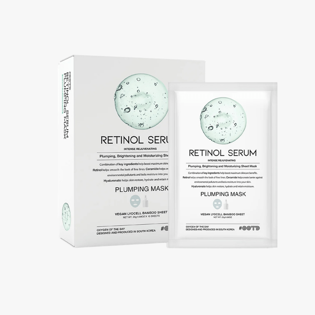 OOTD Retinol Serum Plumping Mask 10pcs by OOTD – Sheet Mask
