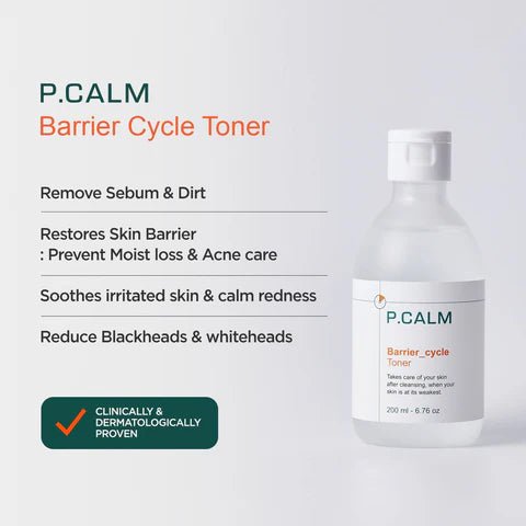 P.CALM Barrier Cycle Toner 200 ml by P.CALM – Toner & Essence